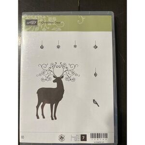 Stampin Up! Christmas Deer Rubber Stamp Set 128146